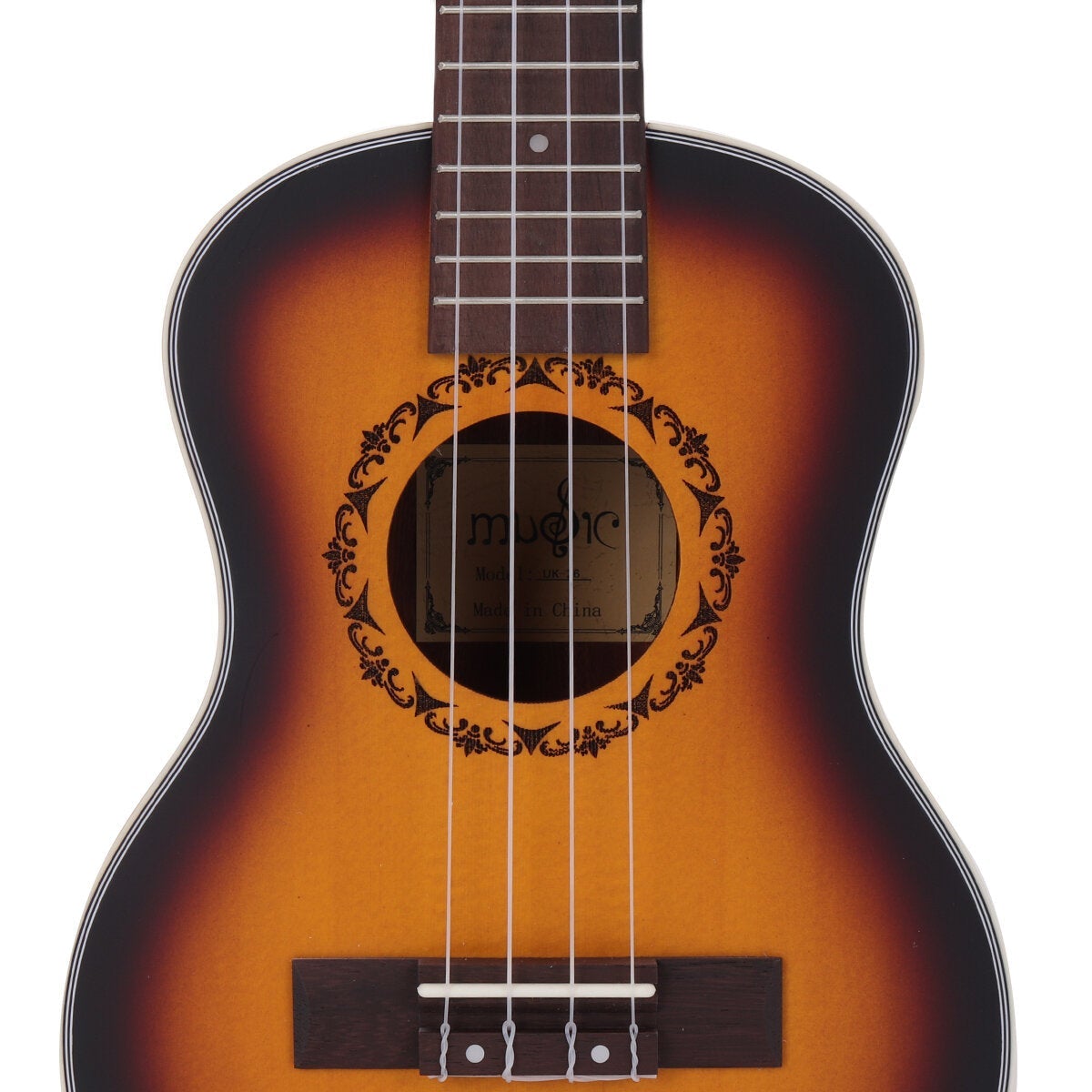26 Inch 4 Strings Spruce Ukulele w/Gig Bag,Tuner,Capo,Nylon Strings,Picks,Strap for Beginners,Adults