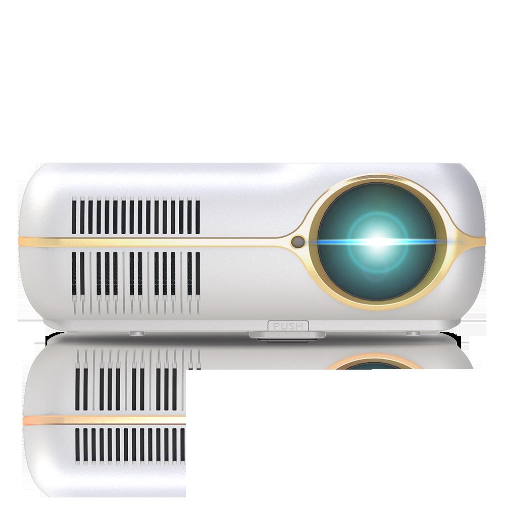 Projector 4200 Lumens 1280x800P Resolution 10000:1 Contrast Ratio Support 3D Home Theater Video Projector Basic Version