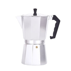 Express Espresso Maker Cup Aluminum Mocha Pot Ergonomic Handle Safety Relief Valve More Convenient to Drink Coffee