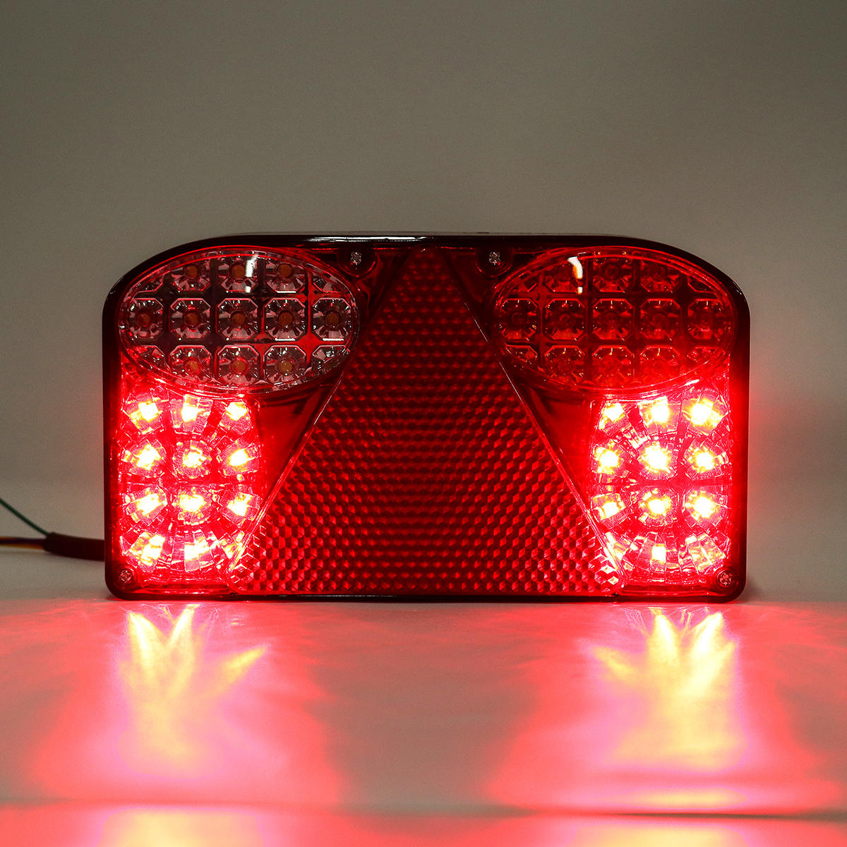 Pair 12V LED Rear Tail Lights Turn Signal Indicator Lamp For Marine Car Trailer Truck Lorry Pick-Up