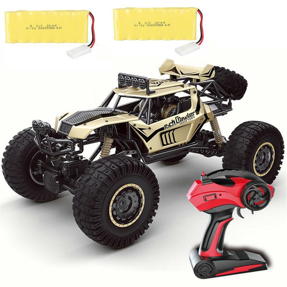 RTR Two Battery 1/8 2.4G 4WD RC Car Electric Off-Road Vehicles Truck RTR Model Kid Children Toys