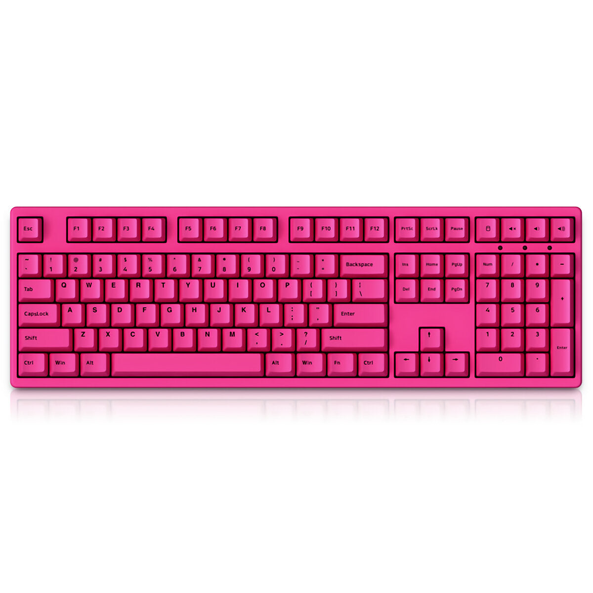 108 Keys Mechanical Keyboard USB Type-C Wired Gateron Switch Double-Shot PBT Keycap Gaming Keyboard