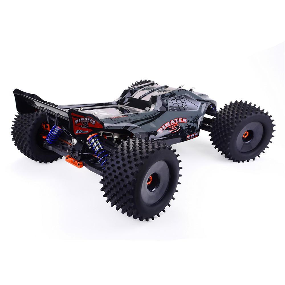 2.4G 4WD 80km/h 120A ESC Brushless RC Car Full Scale Electric Truggy RTR Model