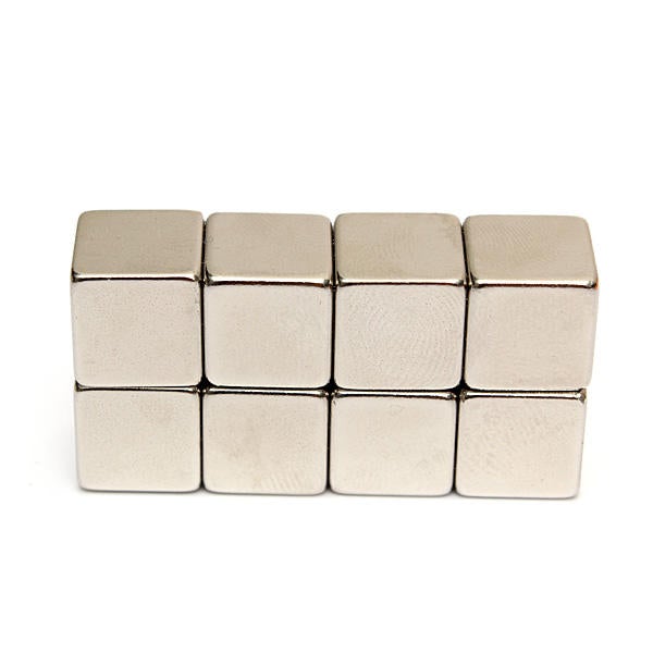 20Pcs N50 Rare Earth Magnet 10mm Cube Block Neodymium Super Strong Fridge