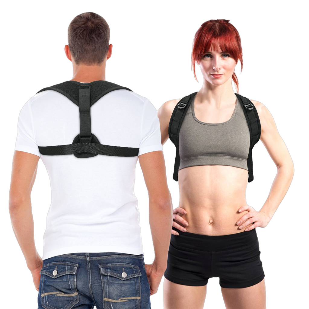 Back Support Posture Corrector Breathable Adjustable Pain Relief Belt Sitting Back Corrector