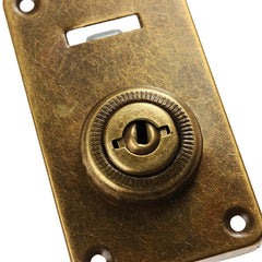 Wooden Lock Suitcase Box Lock Around the Trunk to Lock