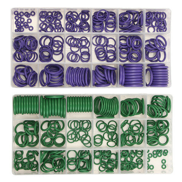R22/R134a Air Conditioning O-Ring Rubber Ring Waterproof Washer 270Pcs