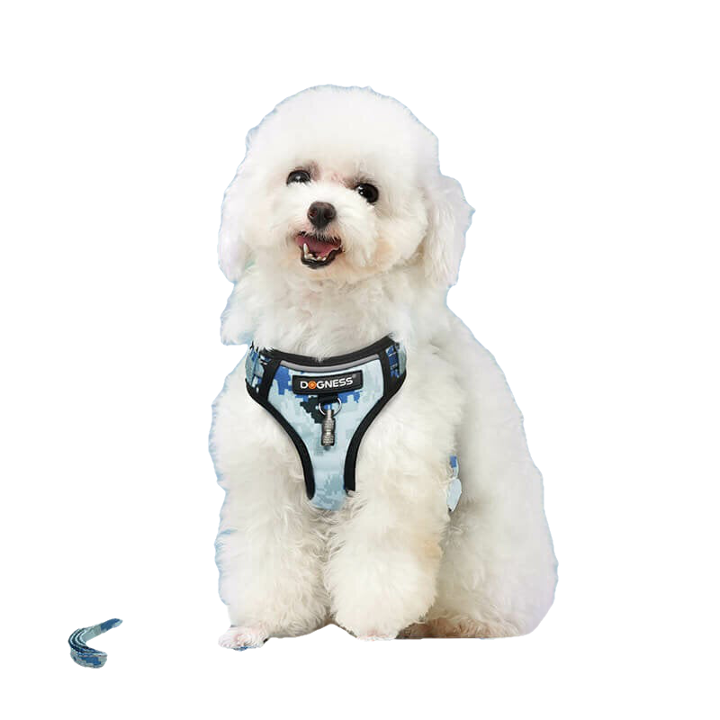 Harness and Leash Sets Adjustable Lengths Reflective Design Breathable Mesh Dog Collar for Small Pets