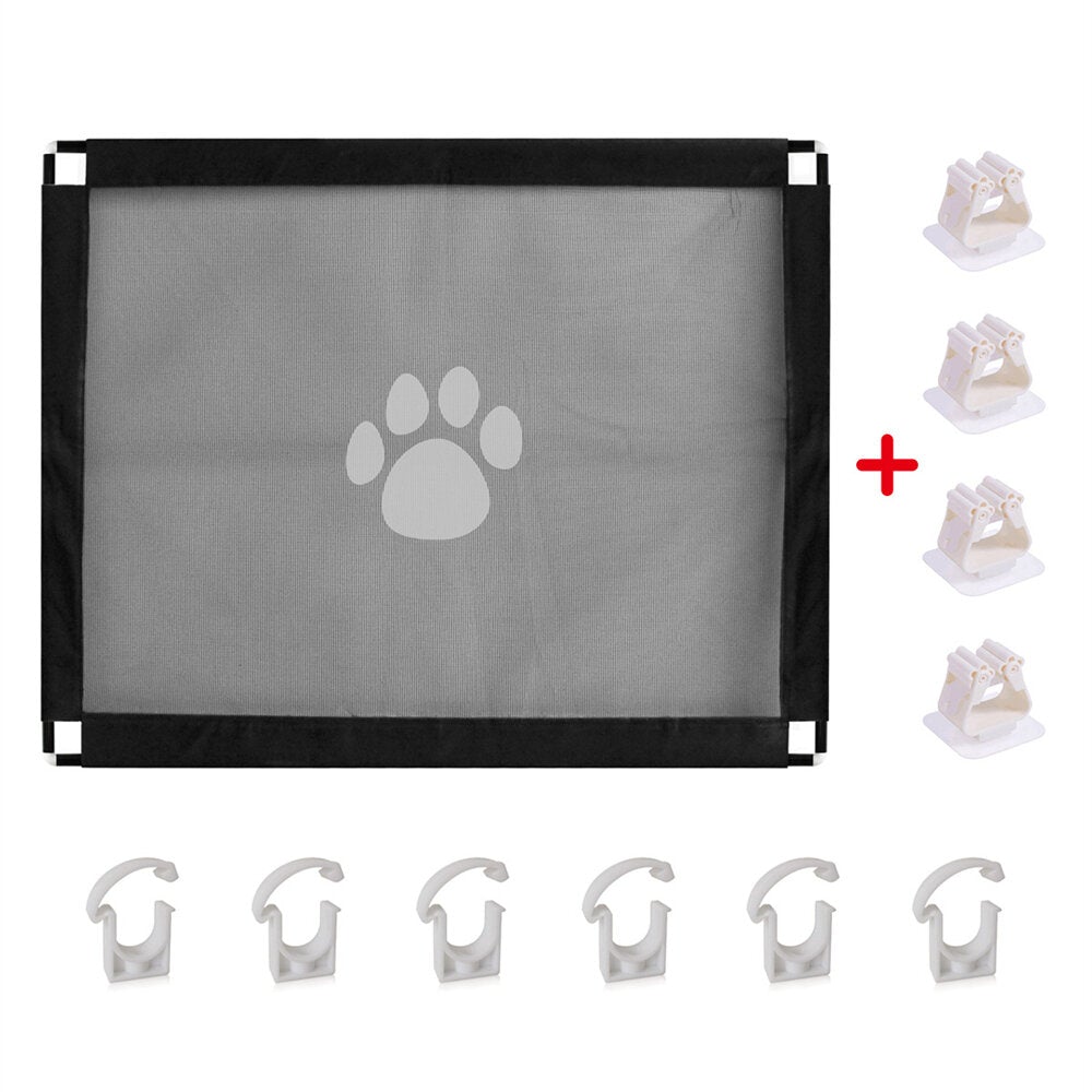 Pet Barrier Fences Portable Folding Mesh Dog Gate Pet Separation Safety Guard Isolated Fence