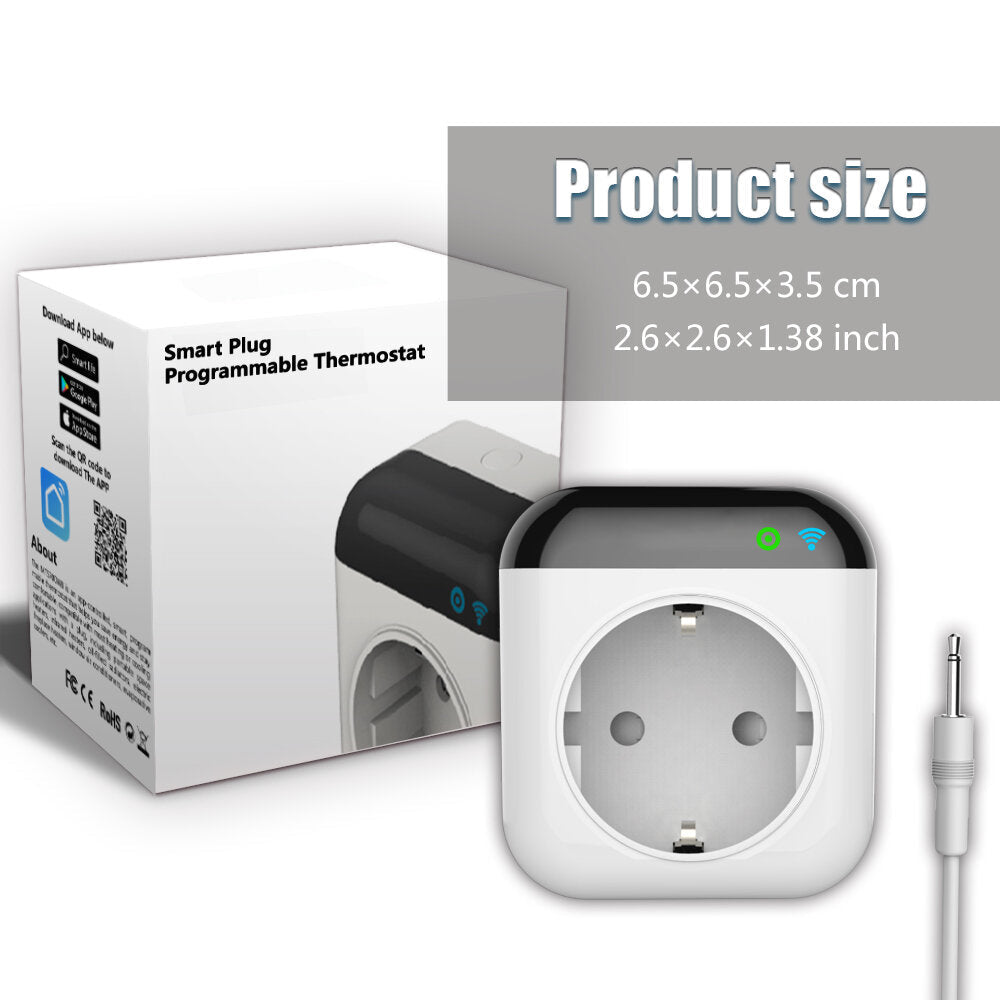 Smart Wifi Thermostat Warm Floor Thermostat Temperature Controller Works with Alexa Google Home 220V