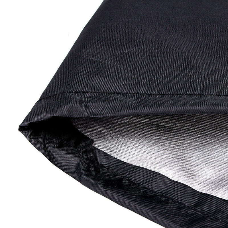 Outdoor Garden BBQ Grill Cover Rainproof Dustproof UV Resistant Round Grill Cover Round Table Protective Cover