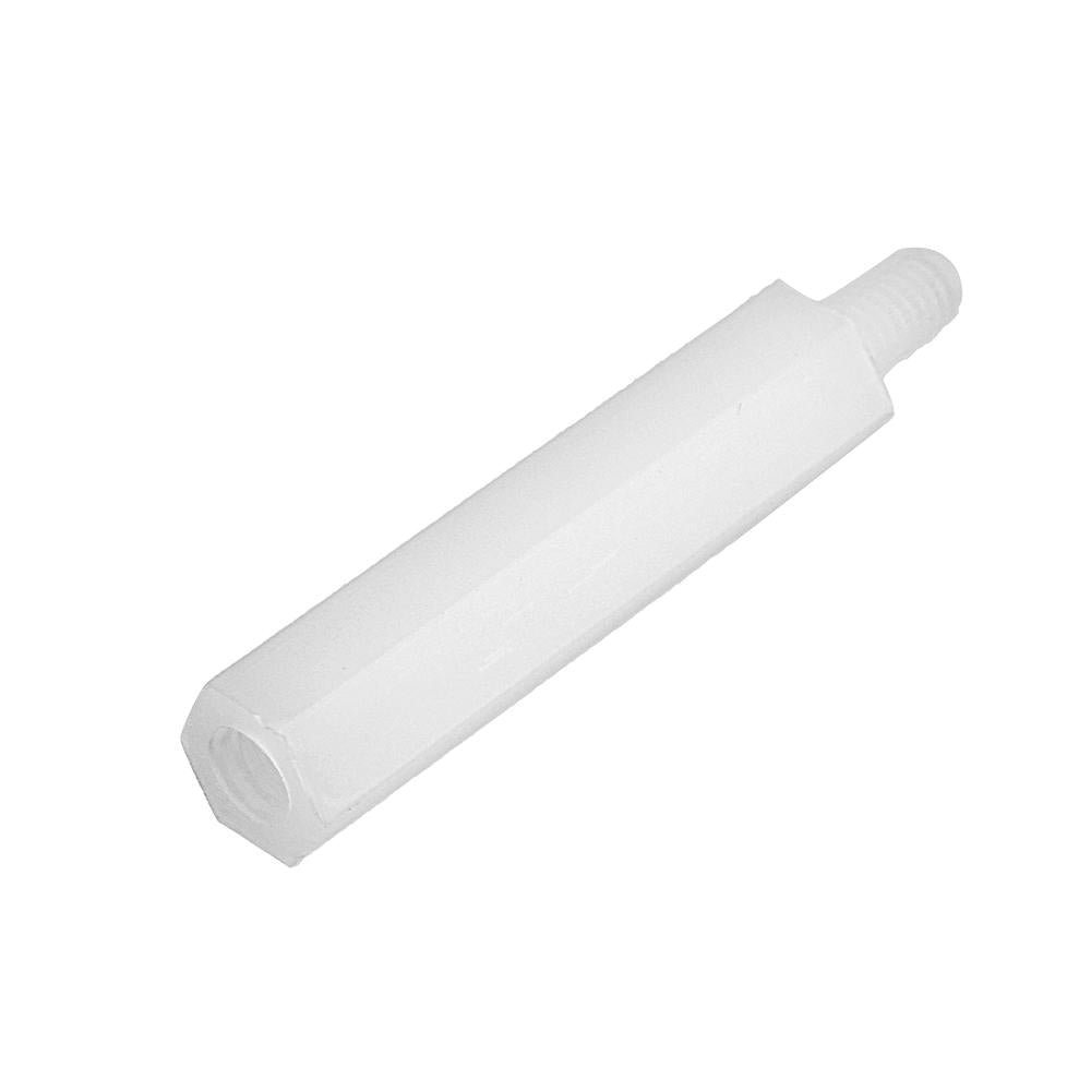 M3NH15 140Pcs M3 Nylon Hex Screw Black/White Female to Male PCB Standoff Column Set