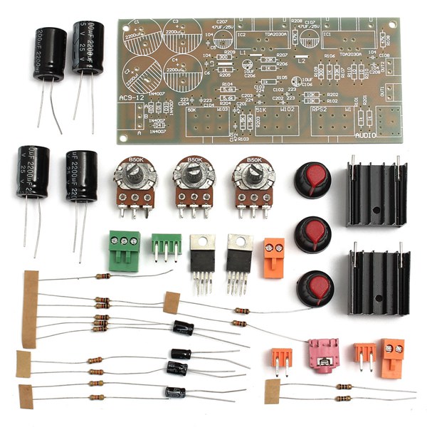 2.0 Audio Amplifier Module Board 18W*2 Double Track DIY Kit