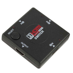 3 Port 1080P High Definition Multimedia Interface Switcher Adapter Splitter for PS3 STB TV DVD DVR PC DV DLP Projector