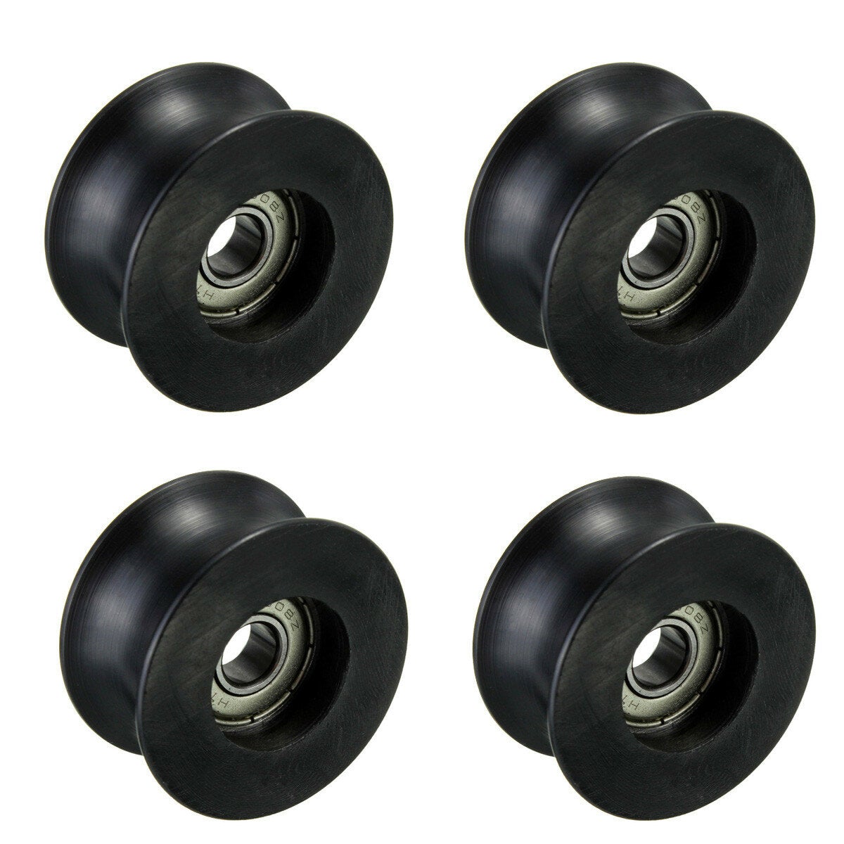 8Pcs 8mm U Trough Ball Bearing Guide Pulley Sealed Rail Ball Bearing 8*40*20.7mm