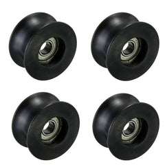 8Pcs 8mm U Trough Ball Bearing Guide Pulley Sealed Rail Ball Bearing 8*40*20.7mm