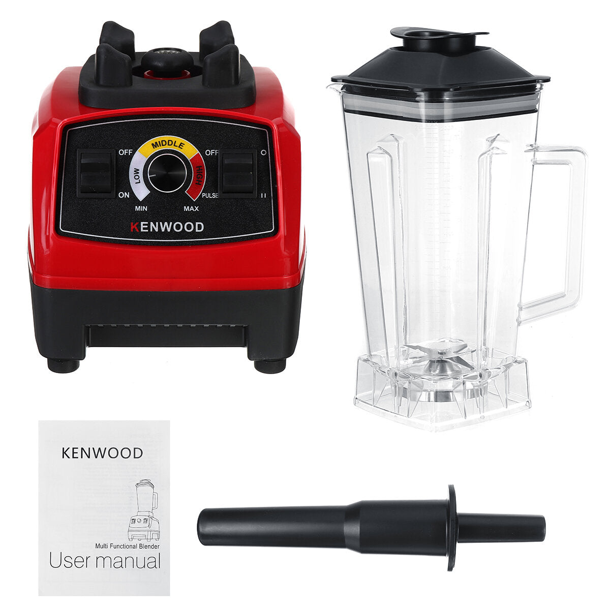 Commercial Blender Mixer Food Processor Kitchen Juicer Smoothie Ice Crush 3500W