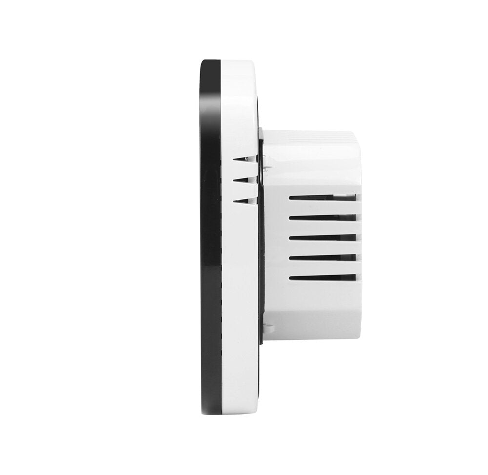 Round Shape Smart WiFi Electric Heating Thermostat Tuya Intellagent App Alexa Voice Control 0.5C Degree Accuracy