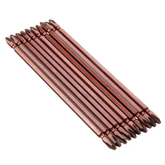 10pcs S2 100mm 150mm Screwdriver Bit Magnetic Double End PH2 Drill Head Screwdriver Bit