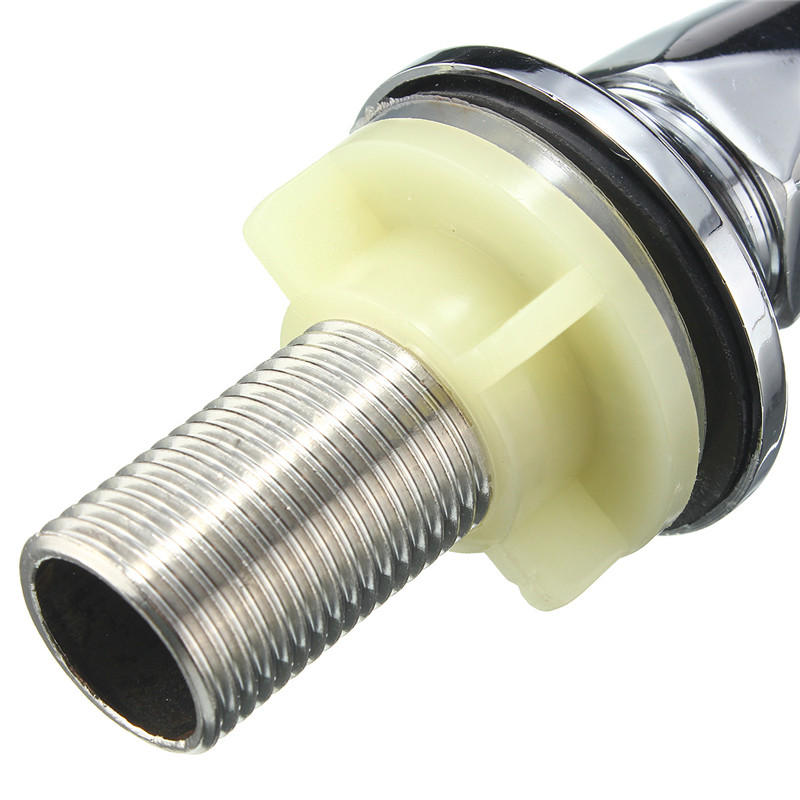 Single Cold Faucet Outlet Foot Plate 1m Flexible Hose Pedal Valve Lab Home Kitchen Basin Tap