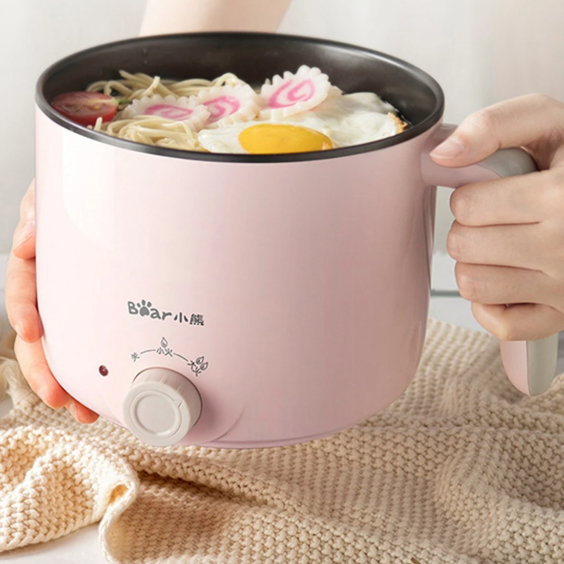 2.2L Electric Hot Pot Kitchen Steamer