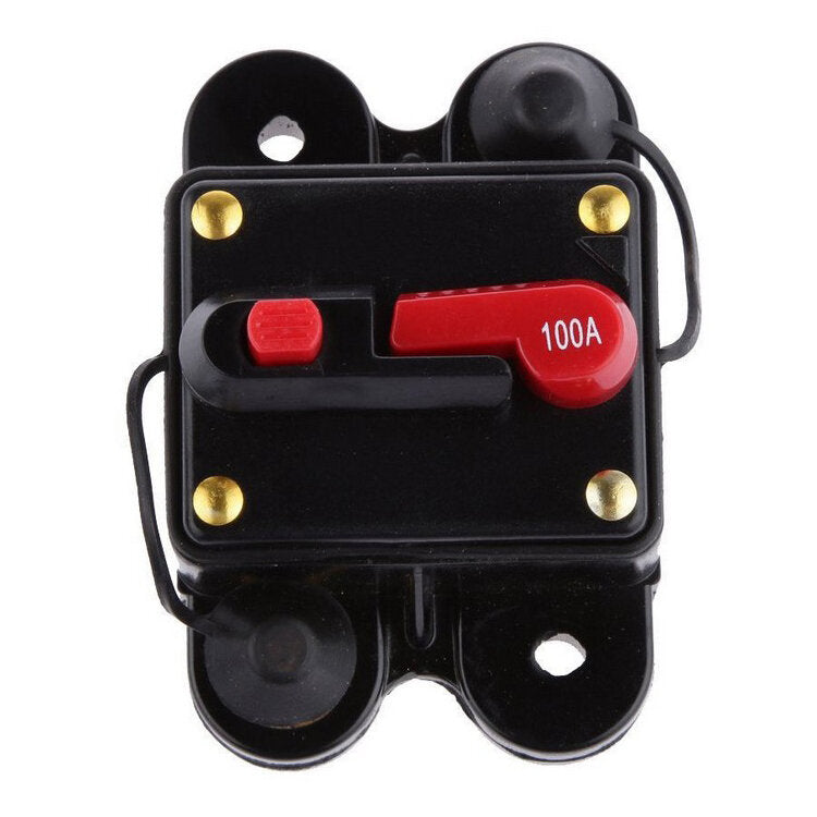 Car Truck Circuit Breaker Self-recovery 40A 50A 60A 80A 100A 150A 200A 250A 300A Auto Audio Fuse Holder Power Insurance 12V 24V