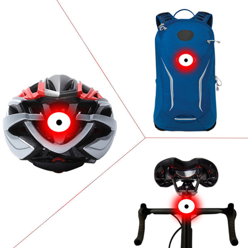 20Lumen 5Modes USB Rechargeable Bicycle Taillight Waterproof Cycling Warning Night Light