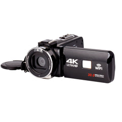 WiFi Ultra HD 1080P 16X ZOOM Digital 4K Video Camera DV Camcorder with Lens and Microphone