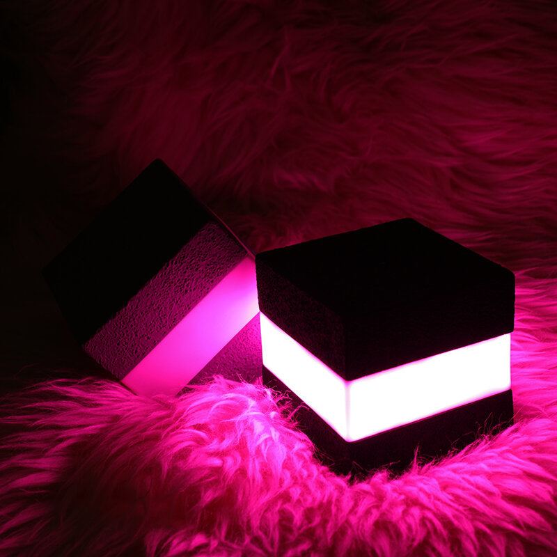 LED Cube Night Light USB Rechargeable Touch Night Light Bar Cafe Restaurant Decoration Atmosphere Light