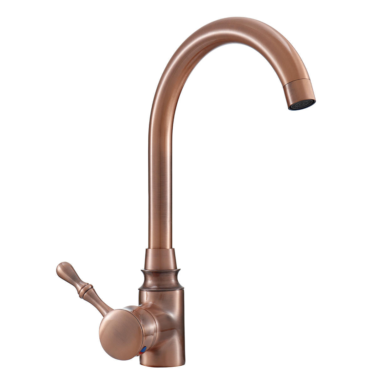 Red Copper Antique Kitchen Basin Sink Faucet Hot&Cold Water Mixer Tap