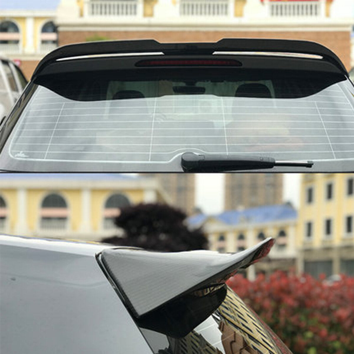 Glossy Black Rear Trunk Spoiler Lid For VW Golf MK7 MK7.5 2014-2020