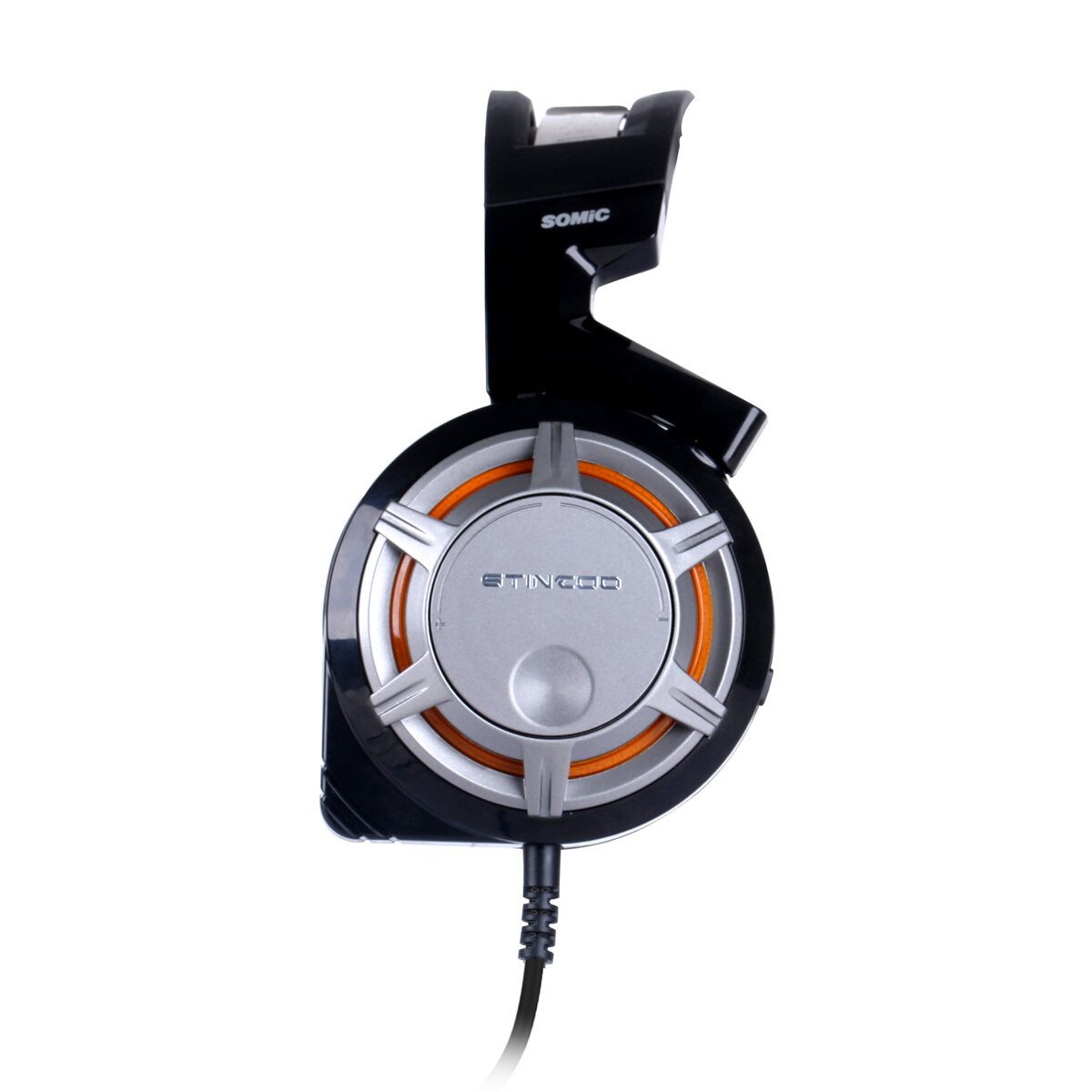 Gaming Headset USB Jack 7.1 Channel 40mm Sound Unit LED Light Lightweight Gaming Headphone with Noise-canceling Mic for PS4 Computer PC Gamer