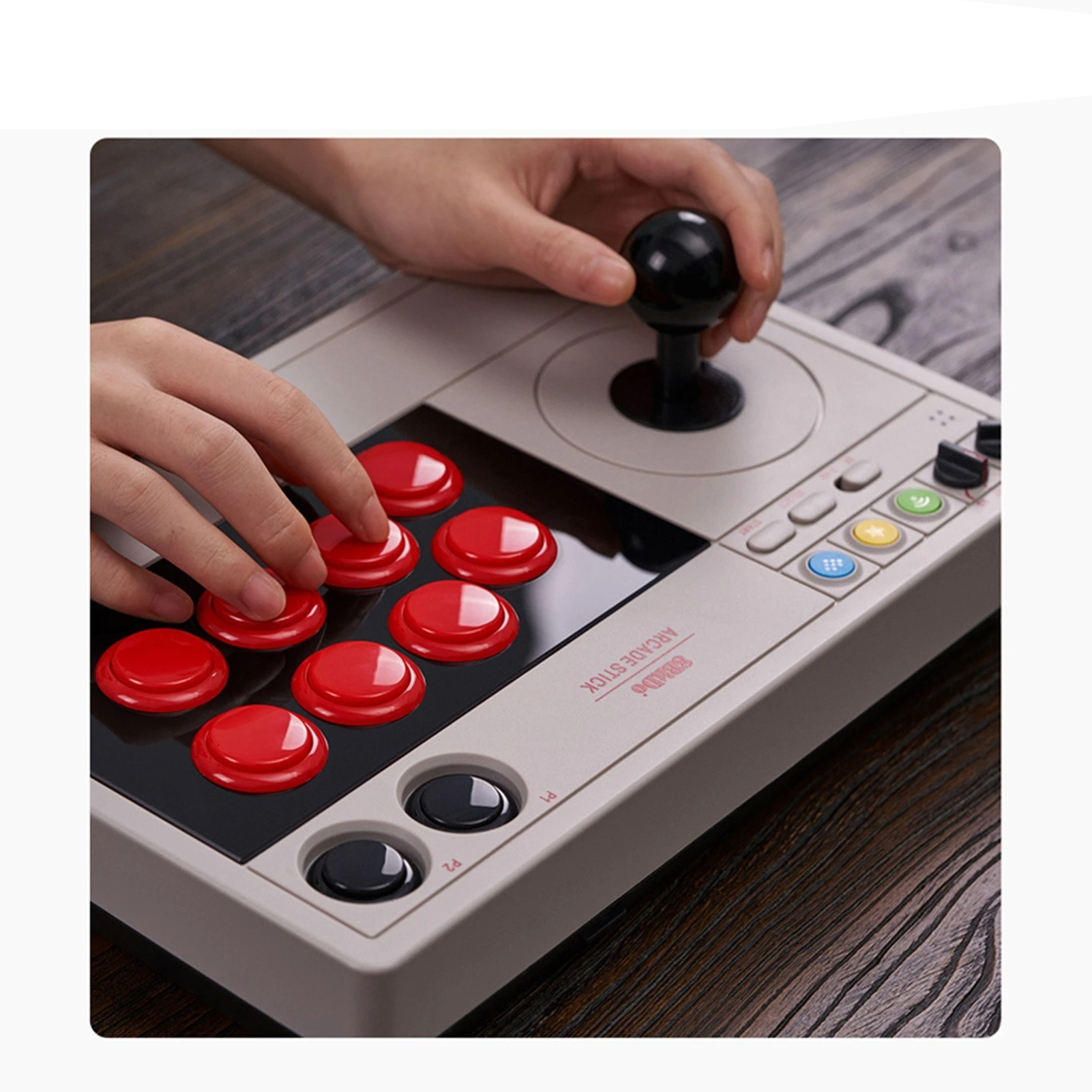 Arcade Stick V3 with Customized Button BT 2.4G Wireless USB Wired PC Game Console