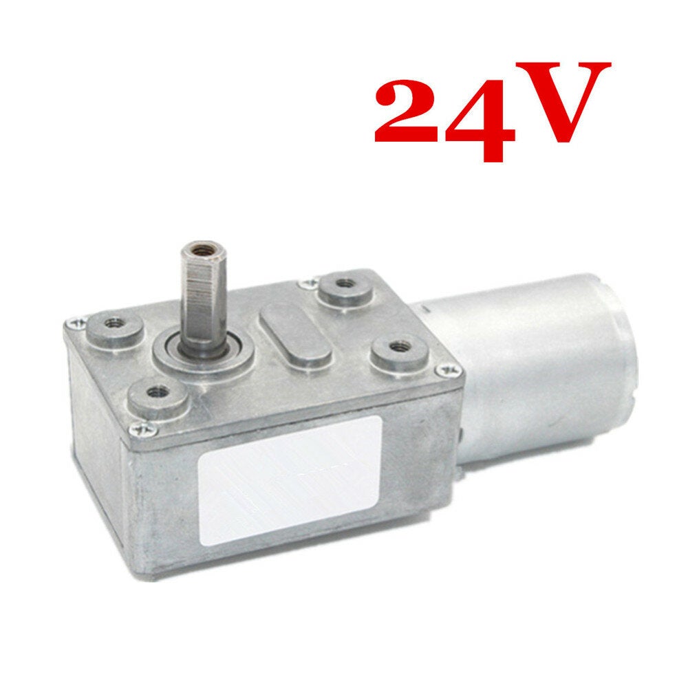 12V 24V 150RPM Reversible Power Torque Turbo Worm Electric Gear Motor DC Motor