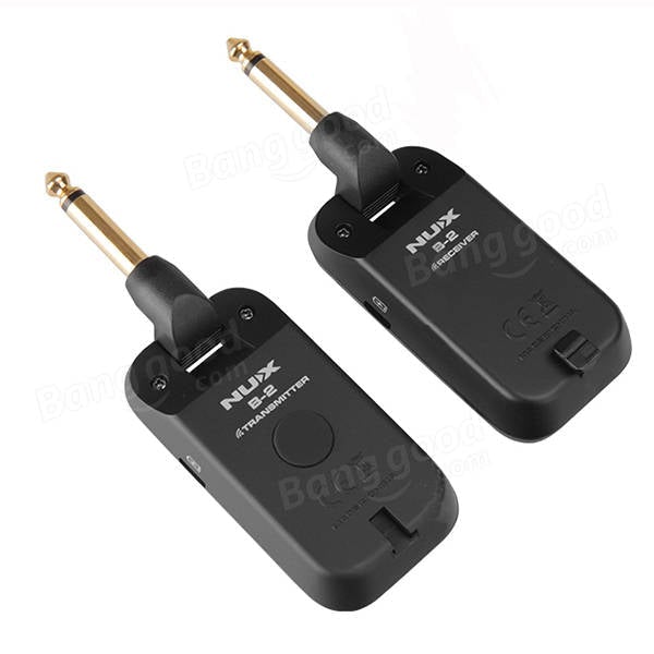 2.4G 4 Channels Rechargeable Wireless System Transmitter & Receiver For Guitar Bass
