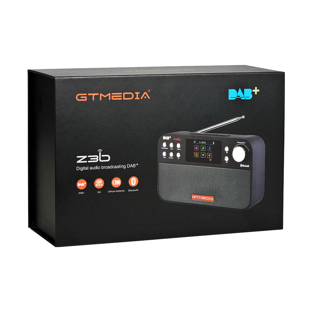 Portable Digital DAB Radio FM Bluetooth Stereo RDS Multi-band Speaker with LCD Display