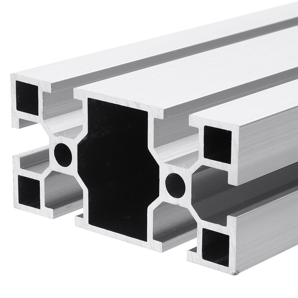300-1000mm T Slot Aluminum Extrusions 40x80x2mm Aluminum Profiles Extrusions Frame for Furniture Woodworking DIY CNC Machine