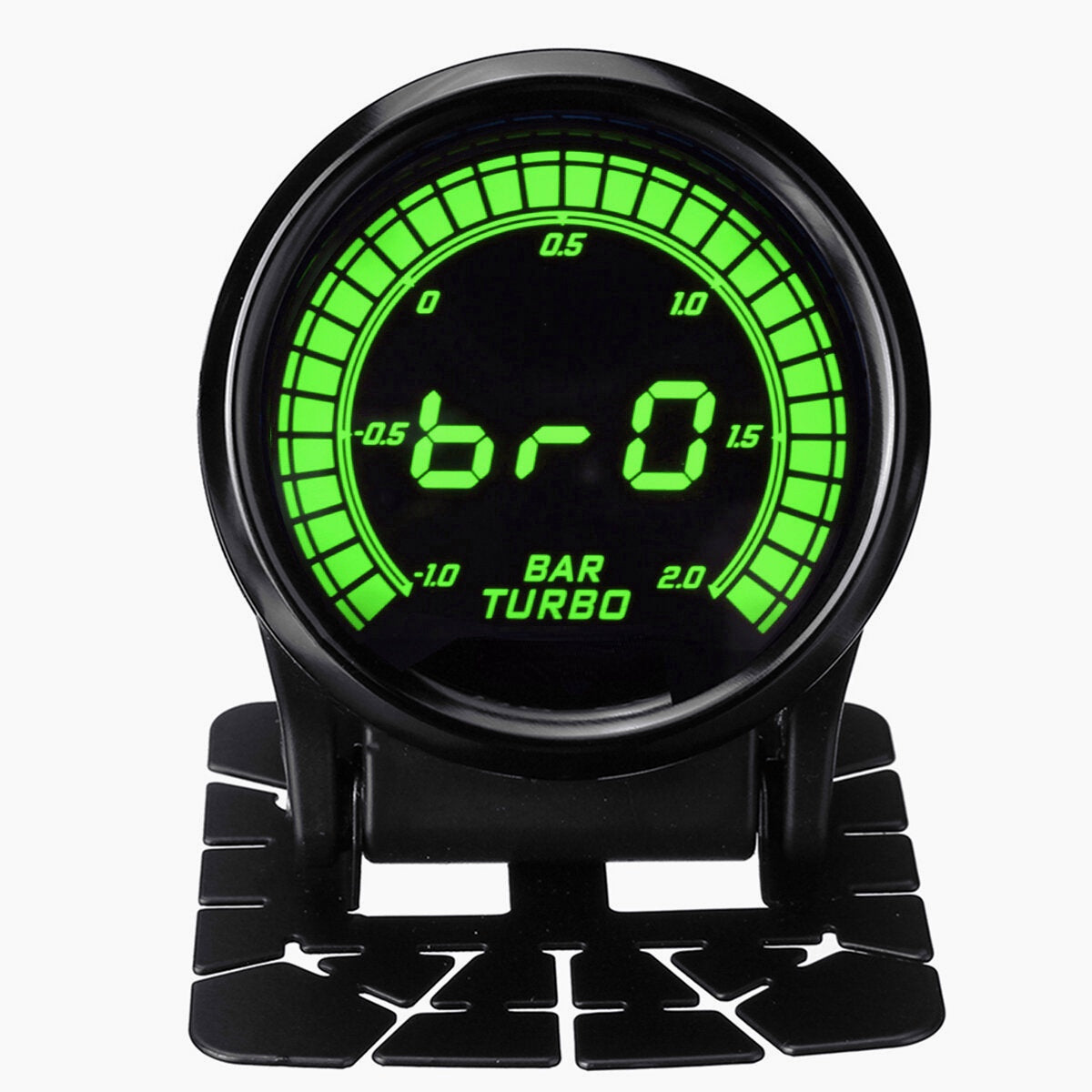 2'' 52mm Car Turbo Boost Pressure Gauge Meter Digital LED Display w/Sensor 2 BAR