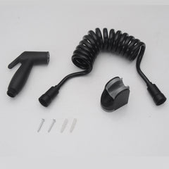 Matte Black ABS Bathroom Portable Bidet Sprayer Handheld Toilet Shower Head for Personal Hygiene Diaper Cloth Wash With 2M Hose