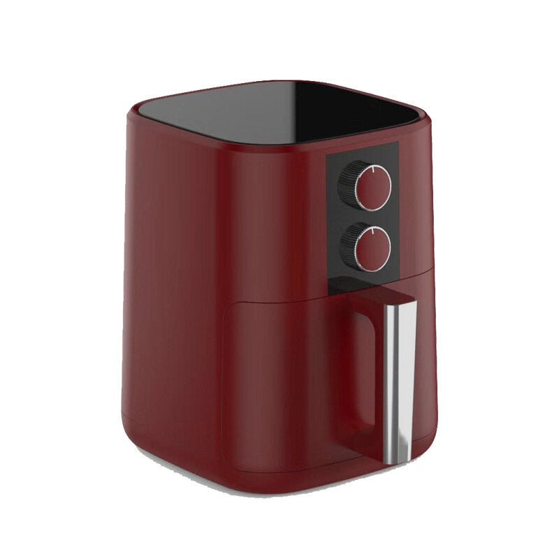 1350W 5L Air Fryer Oil Free Double Button Timing Tempering 360 Cycle Heating Intelligent Protection as Bread Maker Microwave Oven