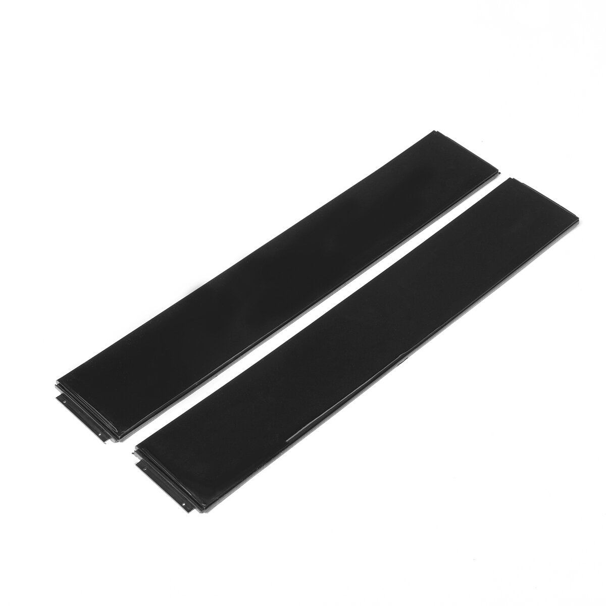 Pair of Side Skirts Extensions Splitters Glossy Black For LEXUS Infiniti Subaru Mazda Car Universal