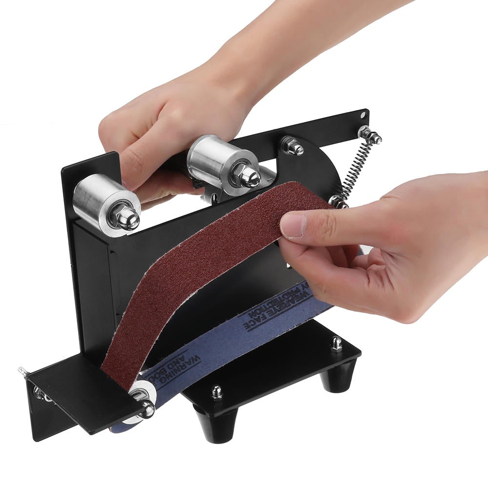DIY Belt Sander Attachment Use 775 795 895 Motor Sanding Belt Adapter Bracket with 5mm Motor Connecting Shaft