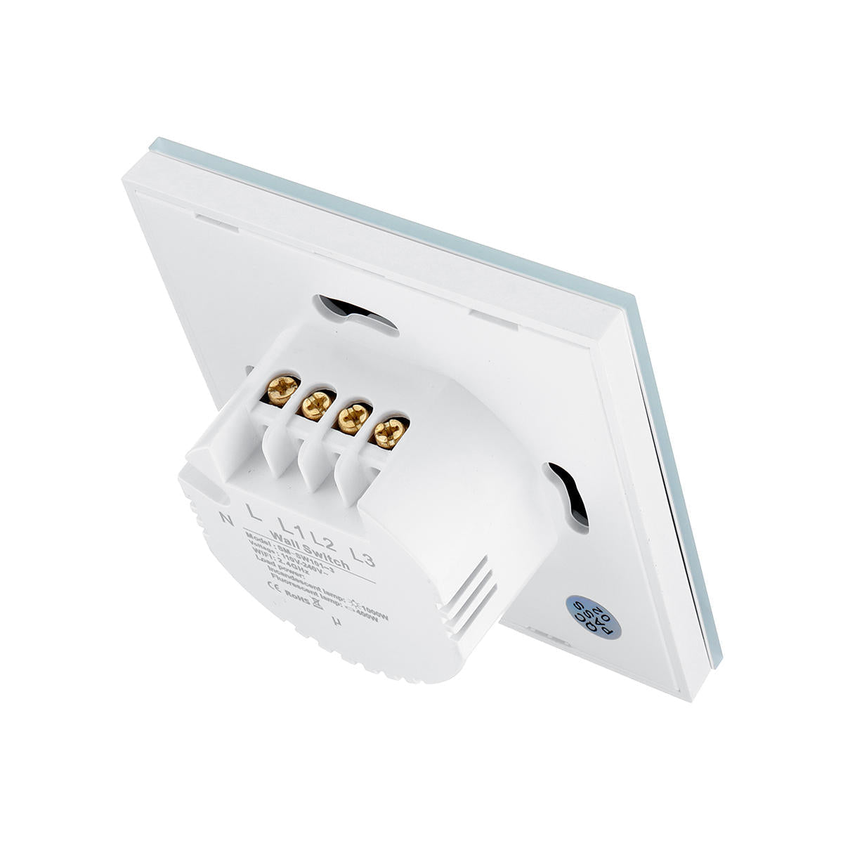 WIFI Smart Voice Control Glass Panel Switch EU Plug Waterproof Glass Touch Screen Support Alexa Google1/2/3 Gang Timer Switch