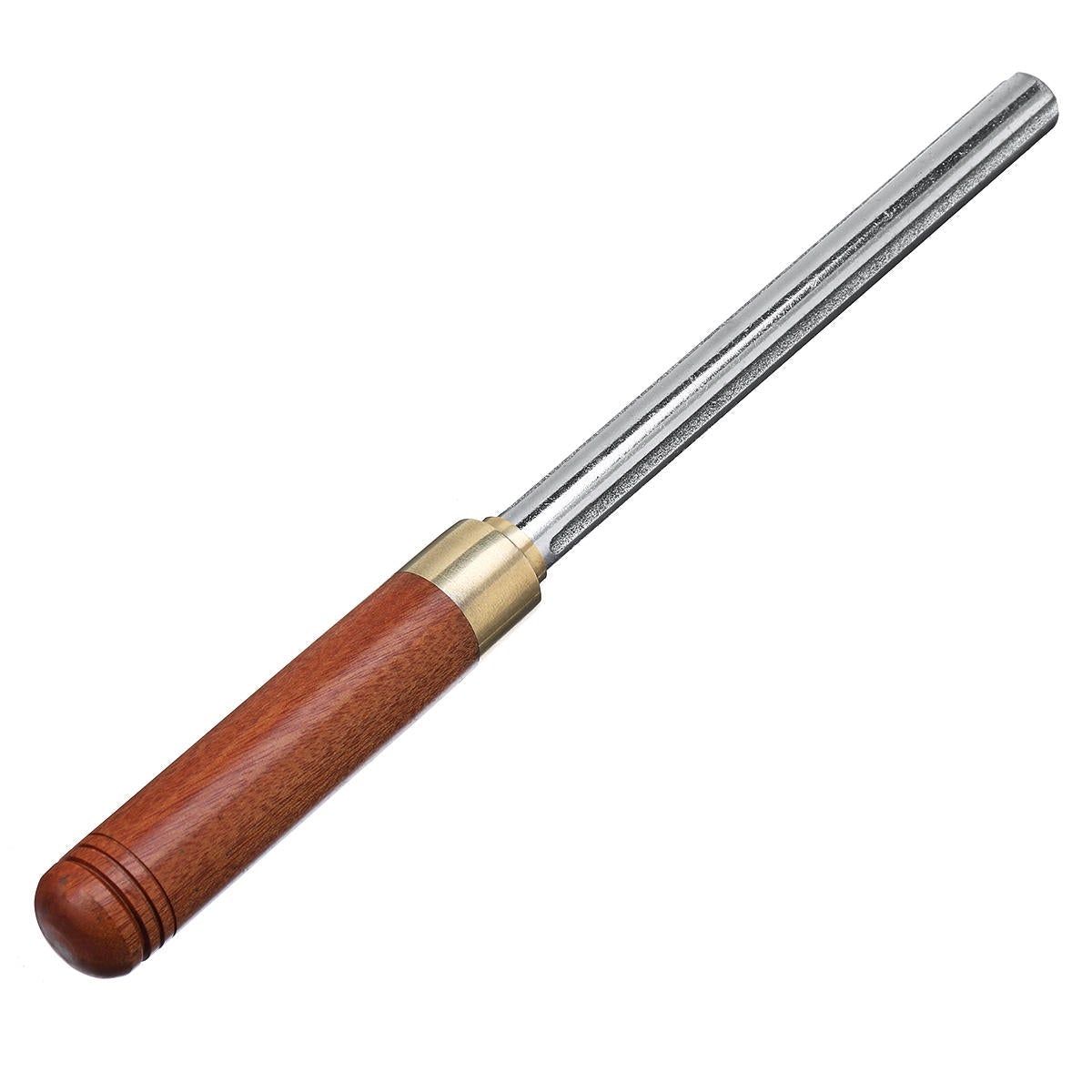 Guitar Fret File Guitar Fret Dressing Metal File with 3 Size Edges Wooden Handle Guitar Repair Tool