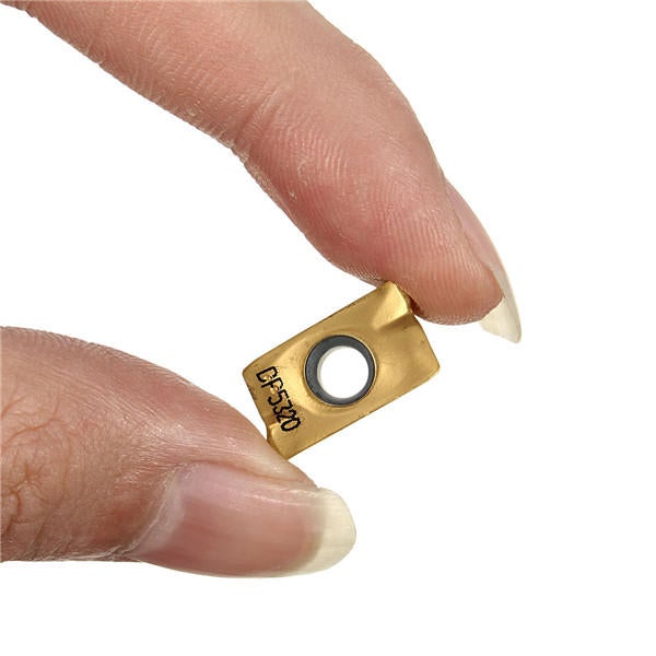 10pcs Carbide Inserts 25R0.8 Cutters For Indexable Milling Tools