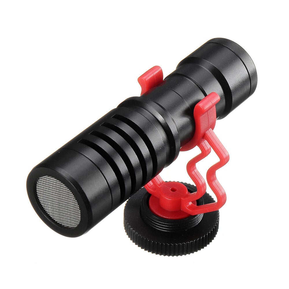 Mini Shotguns Video Condenser Microphone Compatible for Smartphone Camera Camcorder for Interview Podcast