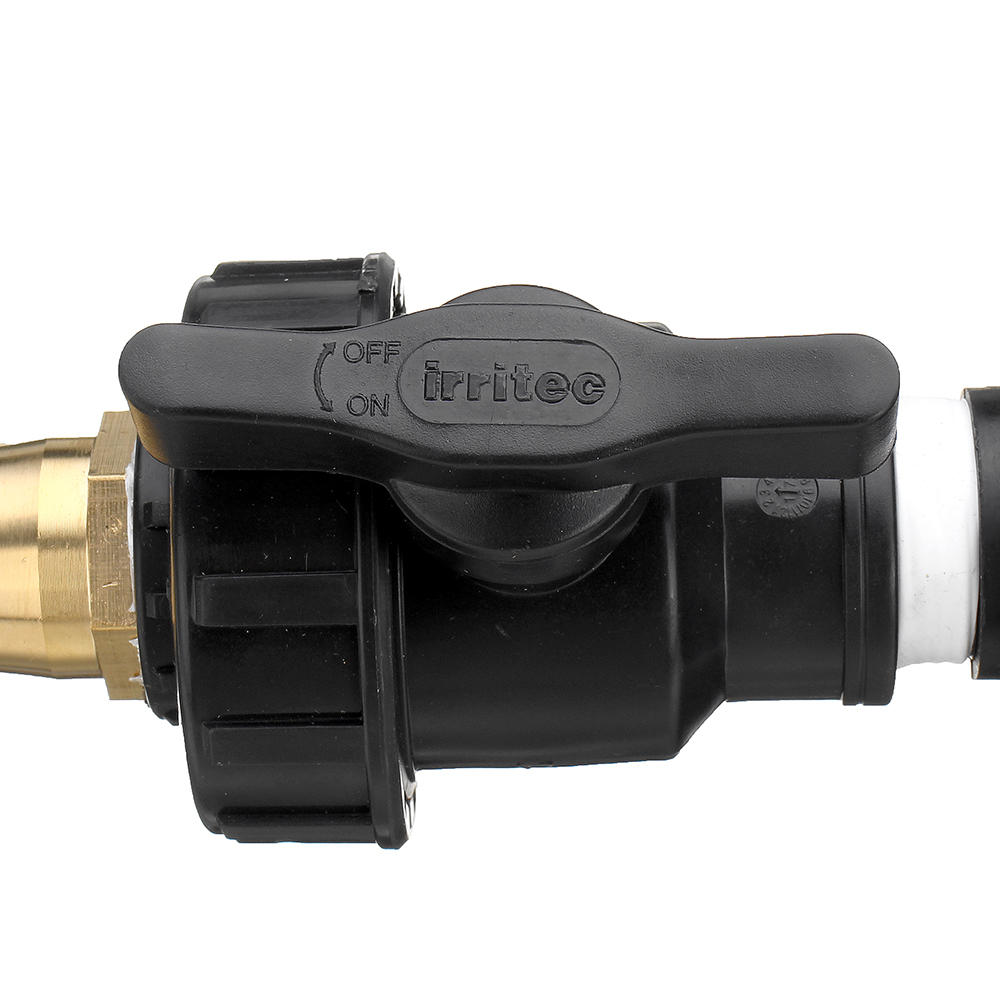 3/4'' Tank Drain Adapter Pagoda Outlet Tap Water Connector Replacement PP Ball Valve Fitting Parts for Home Garden