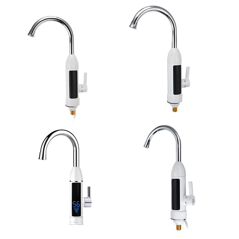 3000W 220V Electric Faucet Instant Tap Heater Rapid Heat Hot Water Kitchen