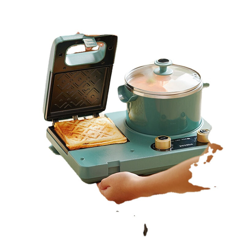 Breakfast Maker 700W 1.3L 3 in 1 Breakfast Machine Multi-Function Sandwich Maker