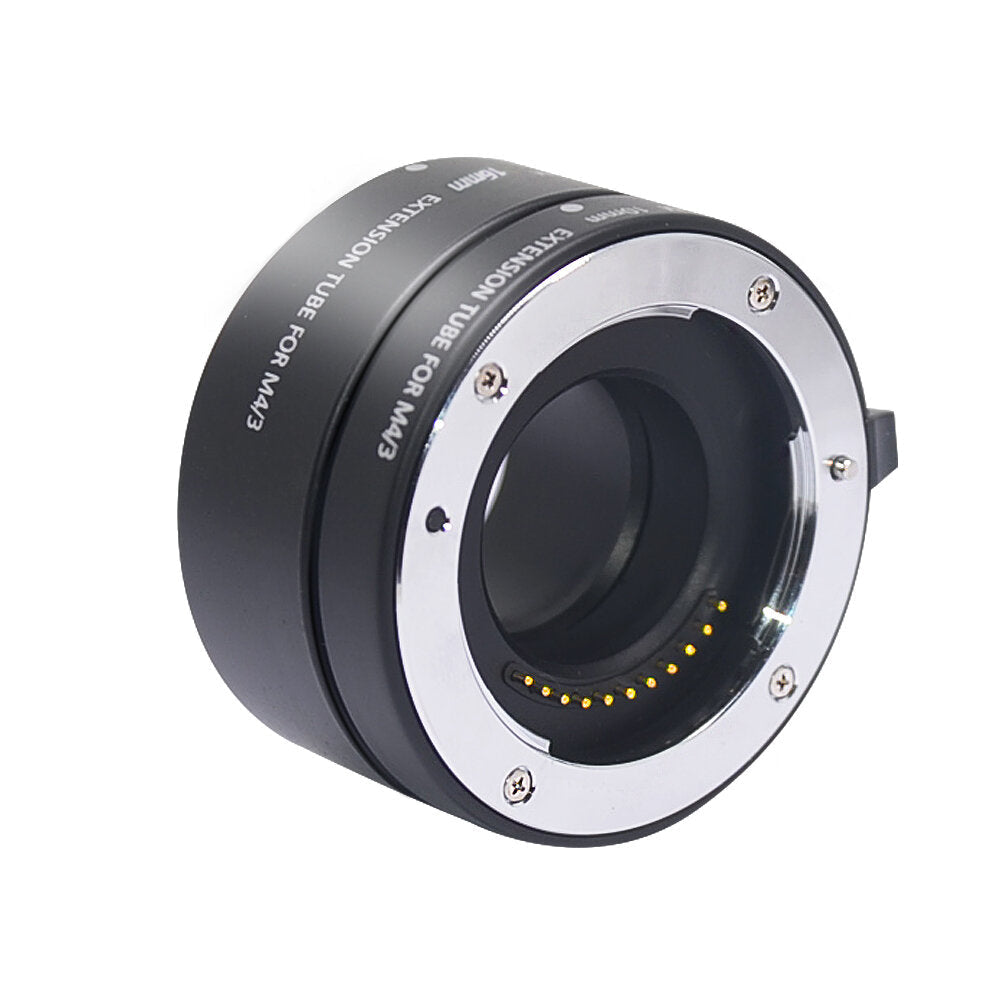 10mm+16mm Metal Macro Auto Focus AF Extension Tube Ring Macro Close-up Lens Adapter for Panasonic Olynpus M4/3 Mount
